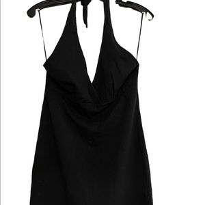 Cotton halter dress